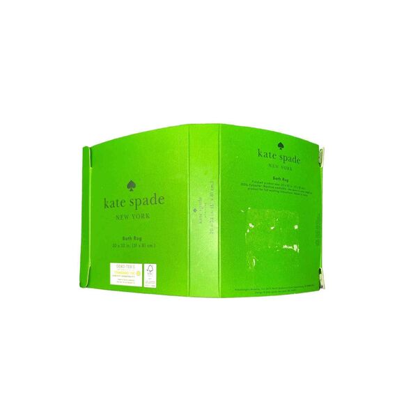 Kate Spade Dark Taupe Bath Rug - Picture 2 of 2